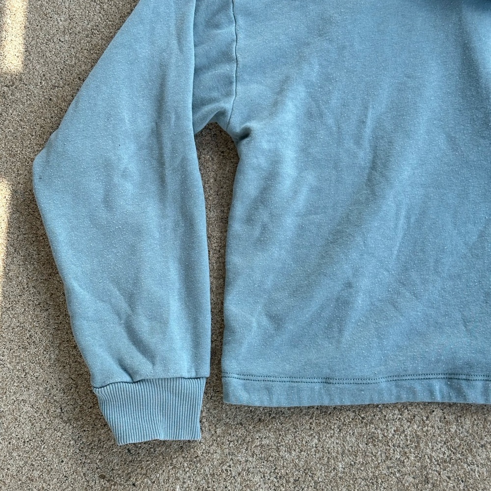 American Eagle Outfitters Blue Green Zip Up Sweater - Picture 6 of 7